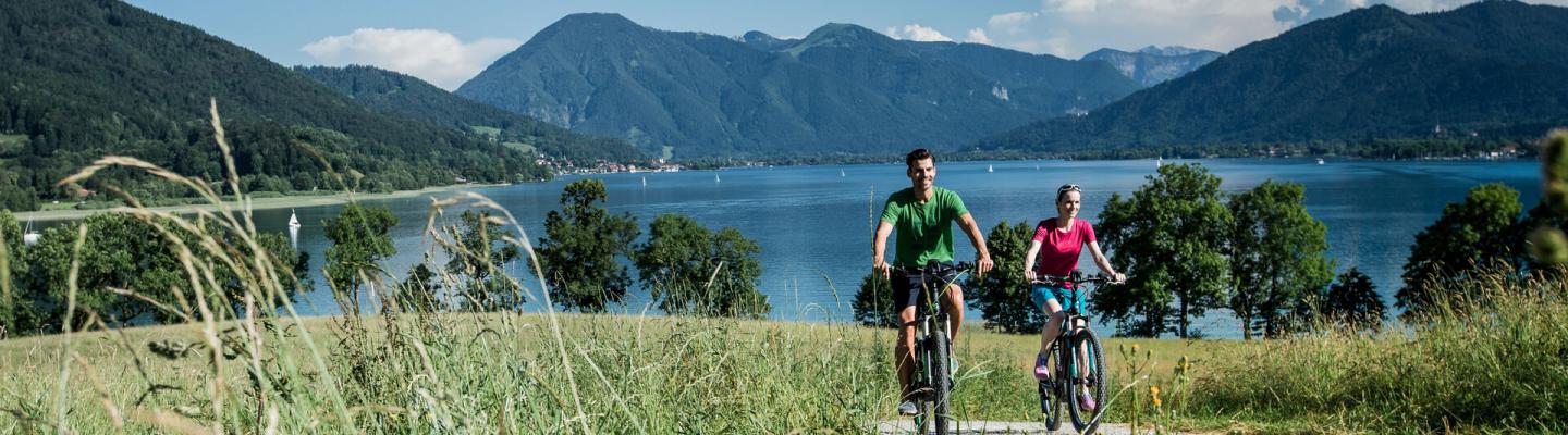 Radfahren am Tegernsee | © Oberbayern Tourismus/Hans Keckmair