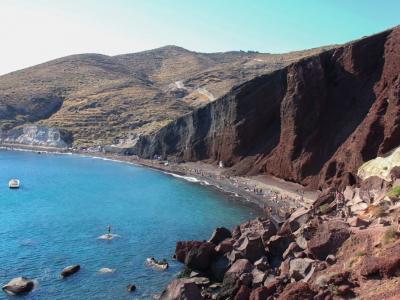 Santorini Strand - Santorini beach