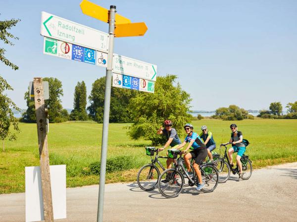 Radfahrer bei Gundholzen